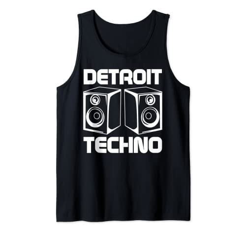 Detroit Techno House Music Festival Style Love EDM DJ Tank Top