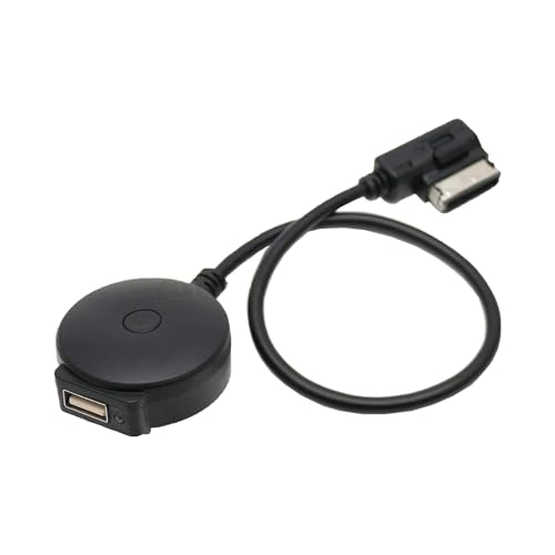 weevoo Bluetooth AUX Receiver Cable Adapter for VW Audi A4 A5 A6 Q5 Q7 After 2009 Audio Media Input AMI MDI Interface 3G