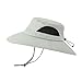 Chapeaux de soleil imperméables à séchage rapide pour homme et femme, gris clair, Taille Unique