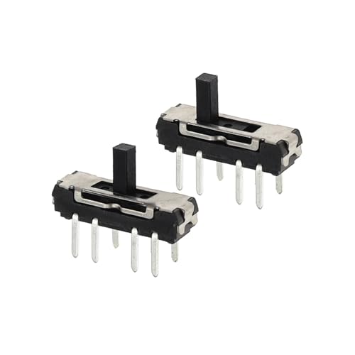 Interruptor deslizante lateral 2P3T de 8 pines con manija de alta precision pack de 2 unidades 2
