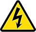 NMC ISO259AP, Electric Voltage Hazard ISO Label (50 Packs of 10 pcs)
