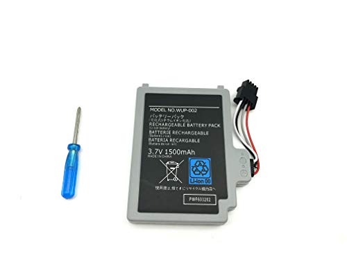 HongFeng WUP-002 Replacement Battery for Nintendo Wii U Gamepad Controller WUP-012 WUP-010 Wii
