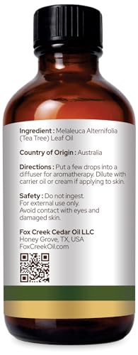 Aceite Esencial de Árbol de Té 100% Puro 4oz miniatura 2