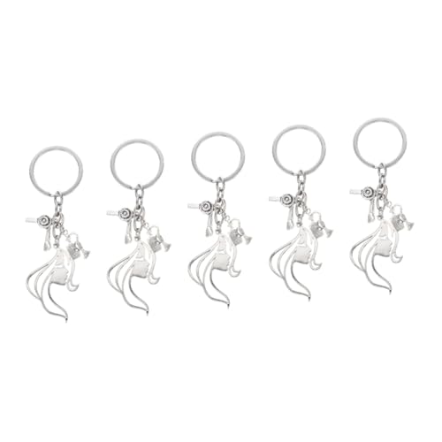 OATIPHO 5stücke Schlüsselanhänger Mit Haartrockner Und Shampoo-charms Für Friseure Und Hairstylisten Als Schicke Taschen Und Schlüsseldekoration Gestaltet
