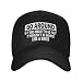 Go Around If It was Meant to Be Fast,Adult Baseball Cap,Golf Dad Hat Original Hat Cowboy Plain Cap Black