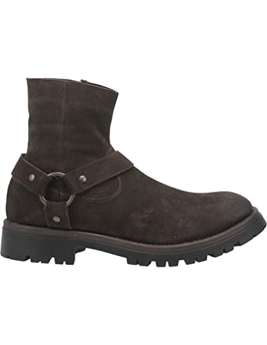 Image of Dingo Mens Road Trip Round Toe Motorcycle Casual Boots Ankle