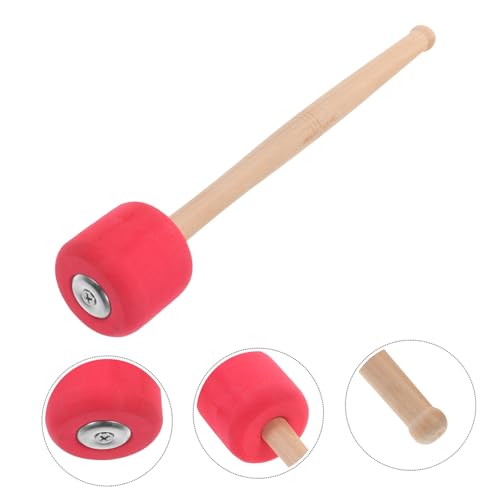 Baqueta de madera y espuma para batería y bombo, con agarre antideslizante, ideal para principiantes y adultos, 1 pieza miniatura 6