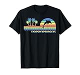 Vintage Tarpon Springs FL Retro Dolphin Lover Souvenir T-Shirt
