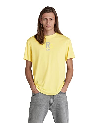 G-Star Raw Lash Back Graphic T-Shirt , Camisetas Para Hombre, Amarillo Lemonade D21565-336-504 , M G-Star Raw Lash Back Graphic T-Shirt , Camisetas Para Hombre, Amarillo Lemonade D21565-336-504 , M