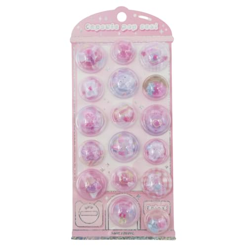 Amazon.co.jp: カミオジャパン ステッカー CAPSULE POP SEAL ぴんくぽ
