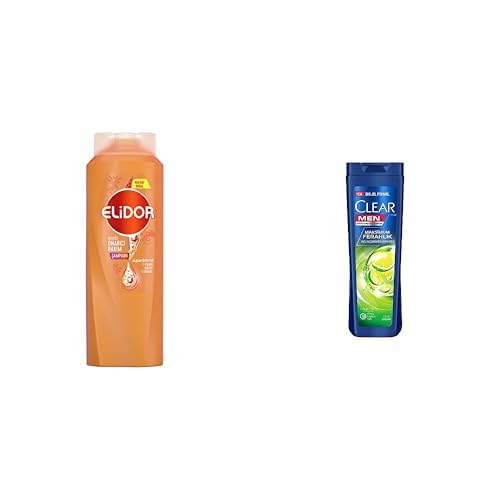 Elidor Superblend ve Clear Men Şampuan Seti (Anında Onarıcı + Kepeğe Karşı, 2x350-500ml)