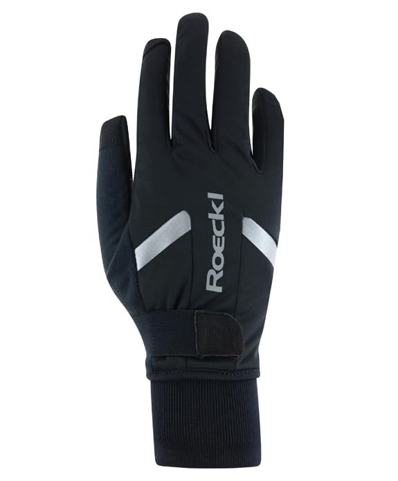 Roeckl Ravensburg 3 Winter Fahrrad Handschuhe lang schwarz 2027