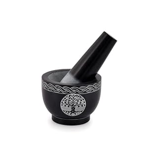 Samhita KC483 Tree of Life Mortar & Pestle