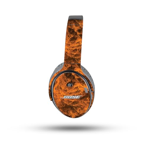Image of MightySkins Skin Compatible with Bose QuietComfort 35 II Headphones - Burning Up | Protective, Durable, and Unique Vinyl Decal wrap Cover | Easy to Apply, Remove, and Change Styles