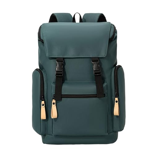 Sac à dos de randonnée imperméable et léger noir avec compartiments multiples