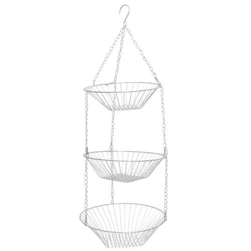 Cesta de alambre de acero inoxidable de diseño resistente para cocina 2