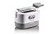 Produktbild Ariete 159 Toastime 2-Scheiben Toaster mit Zange, Krümelschublade, Auftau- und Aufwärmfunktion, 9 Bräunungsstufen, Bräunungswärmer, 700 W, Edelstahl, weiß