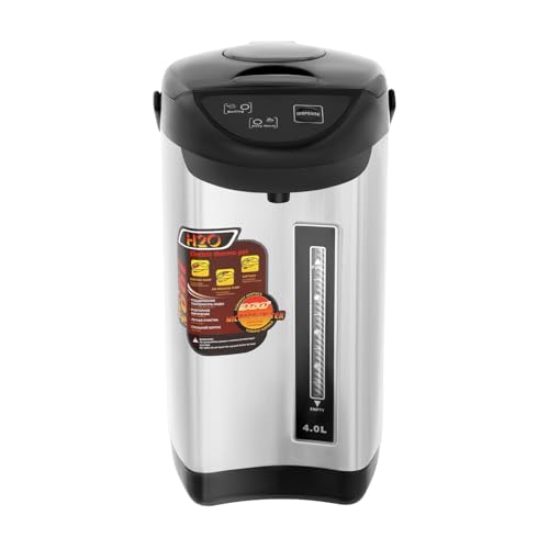 Hervidor eléctrico de acero inoxidable 4L 750W con 3 modos de dispensación miniatura 1