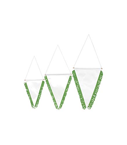 Grupo K-2 Wonduu Banderín Triangular Para Sublimación Verde 300 X 200 Mm