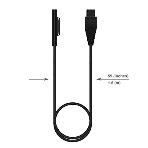 BatPower UL Listed CCS 110W 15V Car Charger for Surface Laptop 3 2 1 Surface Book 2 1 Surface Pro X 7 6 5 4 3 Surface Go Car Adapter Power Supply, Dual USB Quick Charge for Tablet Smartphone - Thumbnail 5