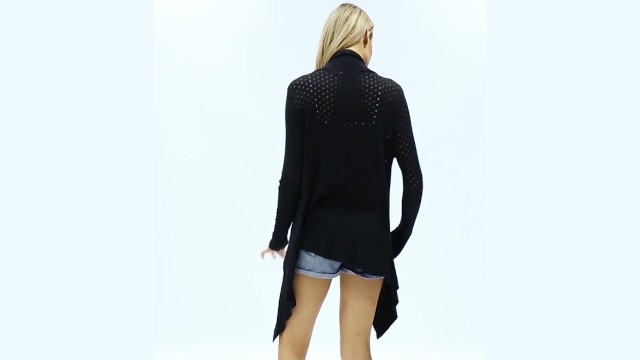Vest van grof gebreid tricot - Bruin - Dame - 15.00