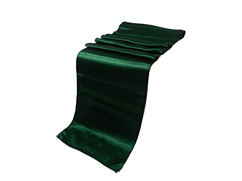 🛒 Crazy Deals ELINA'S Pack of 20 Wedding 12 x 108 inch Satin Table Runner Wedding Banquet Decoration (20, Green) Free Shipping Over $50 ELINA'S Pack of 20 Wedding 12 x 108 inch Satin Table Runner Wedding Banquet Decoration (20, Green)