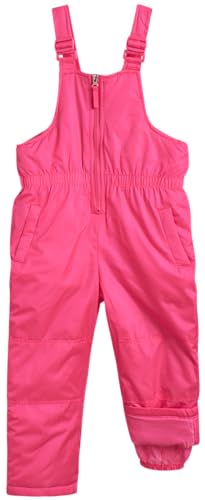 Image of Pink Platinum Girls Snowsuit 2-Piece Insulated Hooded Jacket & Bib | Warm Cozy Cold-Weather Outerwear, Toddler Snow Gear for Sledding, Playtime, and Frosty Winter Days (2T-6X)