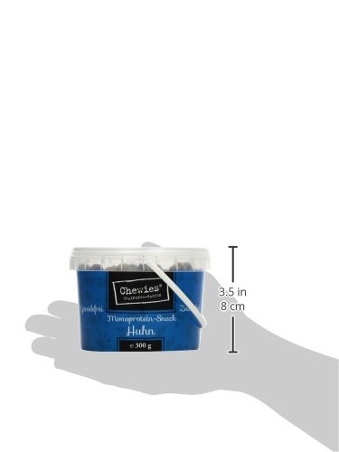 Chewies Trainingshappen Huhn - Monoprotein Snack für Hunde - 300 g - getreidefrei & zuckerfrei - Softe Leckerlies fürs Hundetraining - hypoallergen