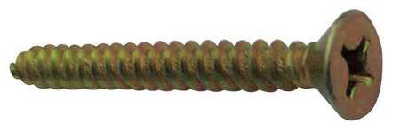 Masonry Screw w/Bit, 1/4x2 1/2 in, PK100 #1