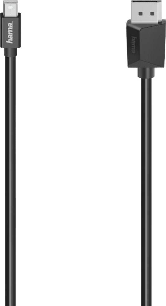 Hama Video Cable, Mini-DP Plug - DisplayPort Plug, Ultra-HD 4K, 1.50m
