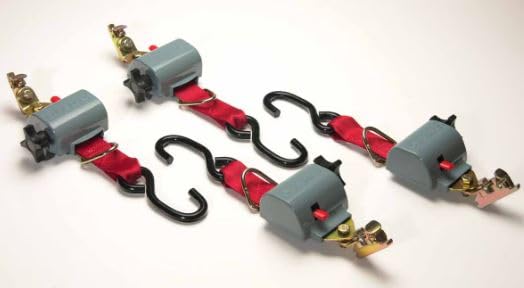 Sure Lok FF628S-4C Wheelchair Restraint Retractor Kit for Occupant Securement. for A-Track Systems with S Hooks. Kit Includes 4 Retractors