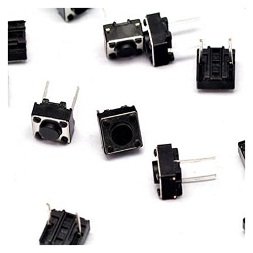 Tactile tact push button switch 6x6x4.3mm momentary dip switch micro 2pin 40pcs - 4