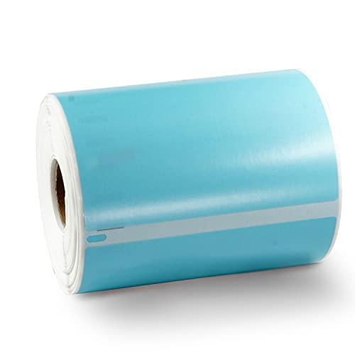 Étiquettes Dymo 1744907 compatibles 10x15 cm bleu clair BETCKEY pour colis et classement de bureau