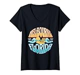 Photo Gallery donna melbourne florida maglietta con collo a v Photo Gallery donna melbourne florida maglietta con collo a v