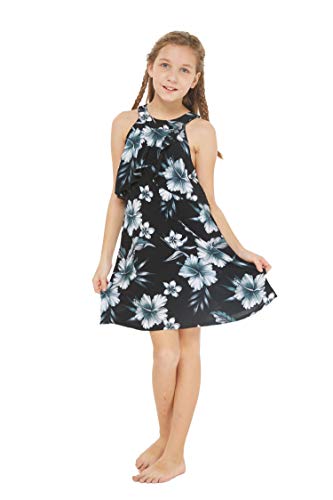 Image of Hawaii Hangover Family Matching Hawaiian Clothes, Midnight Bloom | Family matching Hawaiian outfits, Midnight Bloom, lightweight rayon, machine washable, tropical floral print, luaus, cruises