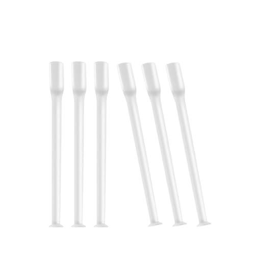 15 tubos blancos para centrar mechas de vela 130mm miniatura 2