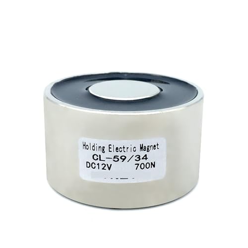 Aimant de maintien électrique D59xH34 mm 6V avec une force de levage de 70 kg