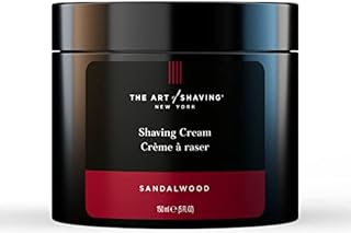 The Art of Shaving Sandalwood Shaving Cream for Men - Mens Beard Care, Protects Against Irritation and Razor Burn, Clinically Tested for Sensitive Skin, The Perfect Gift, 5 Ounce