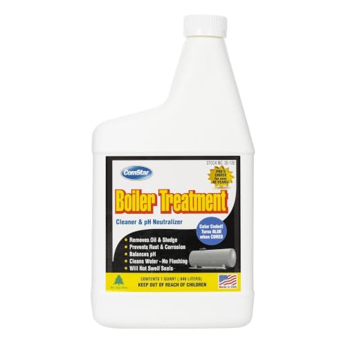 ComStar Boiler Treatment 1 qt Water Cleaner & pH Neutralizer Inhibits Rust