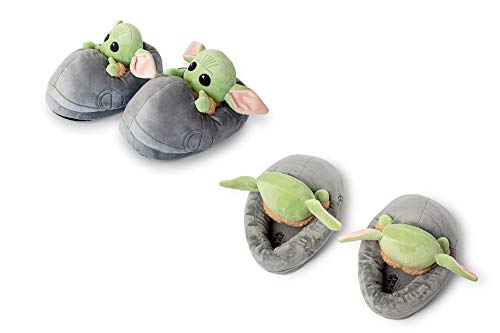Ukonic Star Wars: The Mandalorian The Child Grogu 3D Slippers | Baby Yoda-Themed Soft Plush House Shoe With Non-Slip Sole | Comfortable Footwear2