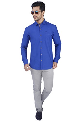 Buy Twills Mens Full Sleeve Royal Blue 