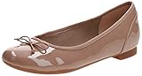 Futter: Textil Clarks Couture Blüte Damenschuhe Ballerina 4 D (M) UK/ 37 EU Nude Patent