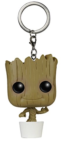 Porte-clés Baby Groot - La Figurine de - Marvel's Guardians of The Galaxy | Pendentif Gadget Bobblehead Dancing Groot | Cadeaux rigolos pour Enfants 3D Disney Bayram Cover