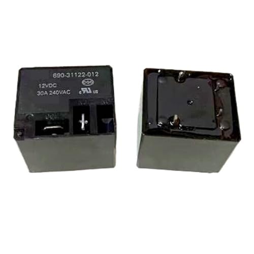 Relais HF3505A 12V 30A compact avec boîtier scellé à 4 broches