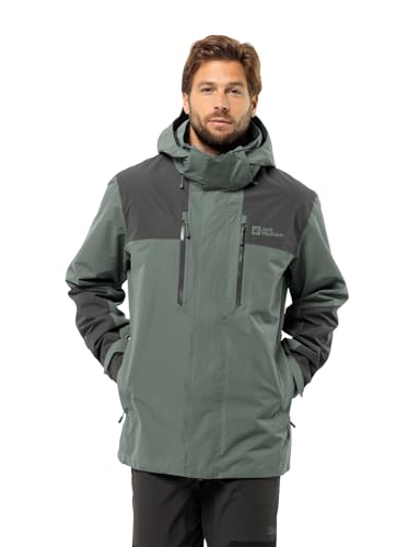 Jack Wolfskin Herren Jasper 2l Jkt M, Stone, M EU – Ansicht 3