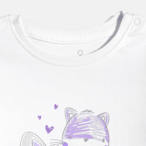 Image of Mothercare Baby Girls T-Shirt Arctic Berry Print Full Sleeve