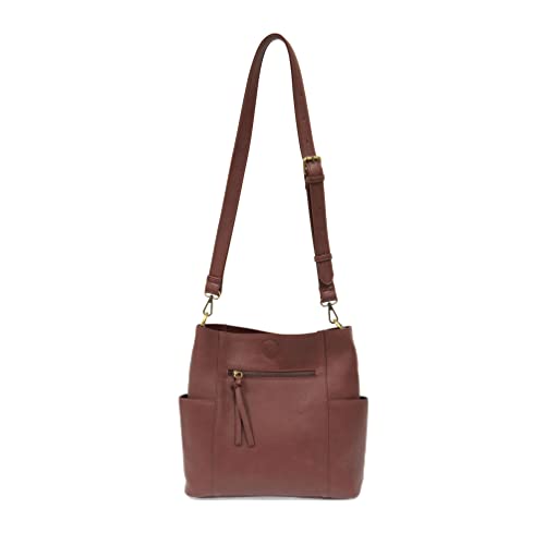 Image of Joy Susan Side-Pocket Bucket Bag: Kayleigh Crossbody