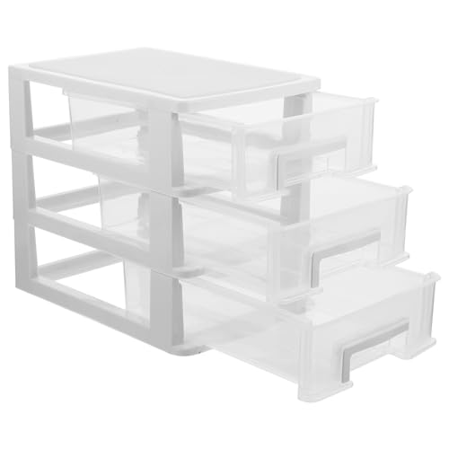 CTIRCHIU 透明デスク引き出し収納ボックス 段多層プラスチックケース 卓上化粧品オーガナイザー 文房具 事務用品整理用