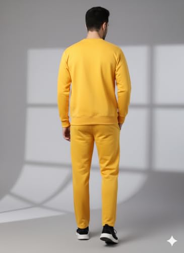 Image of Mack Jonney Graphic Print Track Suit for men | Co-ord Set | Warm Fleece Tracksuit Set | Full Sleeve Sweatshirt
