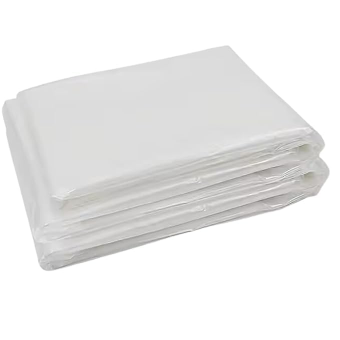 MAHIRA Greenhouse Poly House Sheet 4.5 Mtr x 15 Meters, Plastic Transparent Sheet for Green House 200 GSM Greenhouse Multilayer Poly Plastic UV Treated Dust-Proof Waterproof Heavy Duty